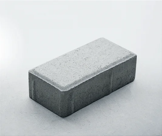 Piso intertravado de concreto 10x20x6 cm em destaque